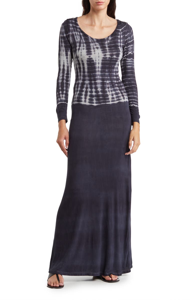 GO COUTURE Long Sleeve Maxi Dress, Main, color, 