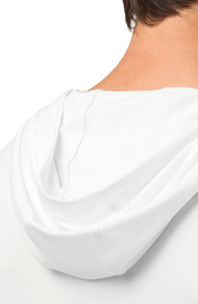 Mizzen+Main Knox Long Sleeve Hooded T-Shirt, Alternate, color, White