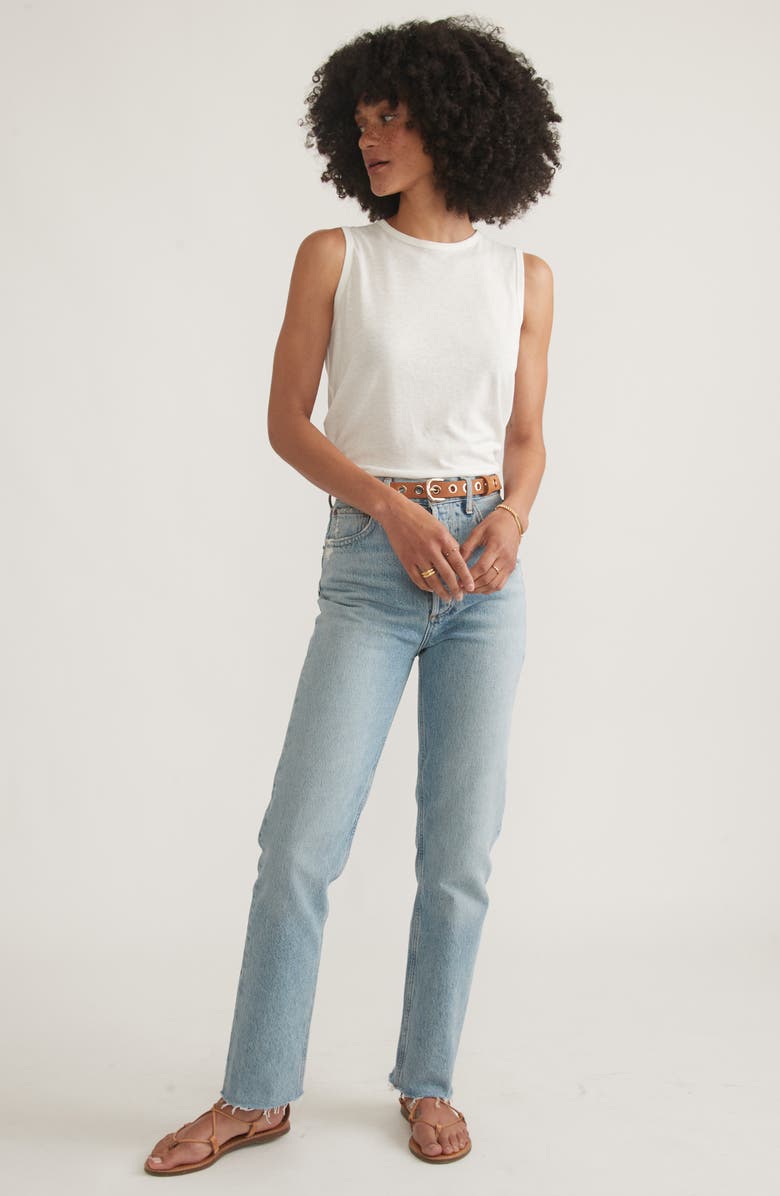 Marine Layer Hemp & Cotton Blend Tank, Alternate, color, Natural