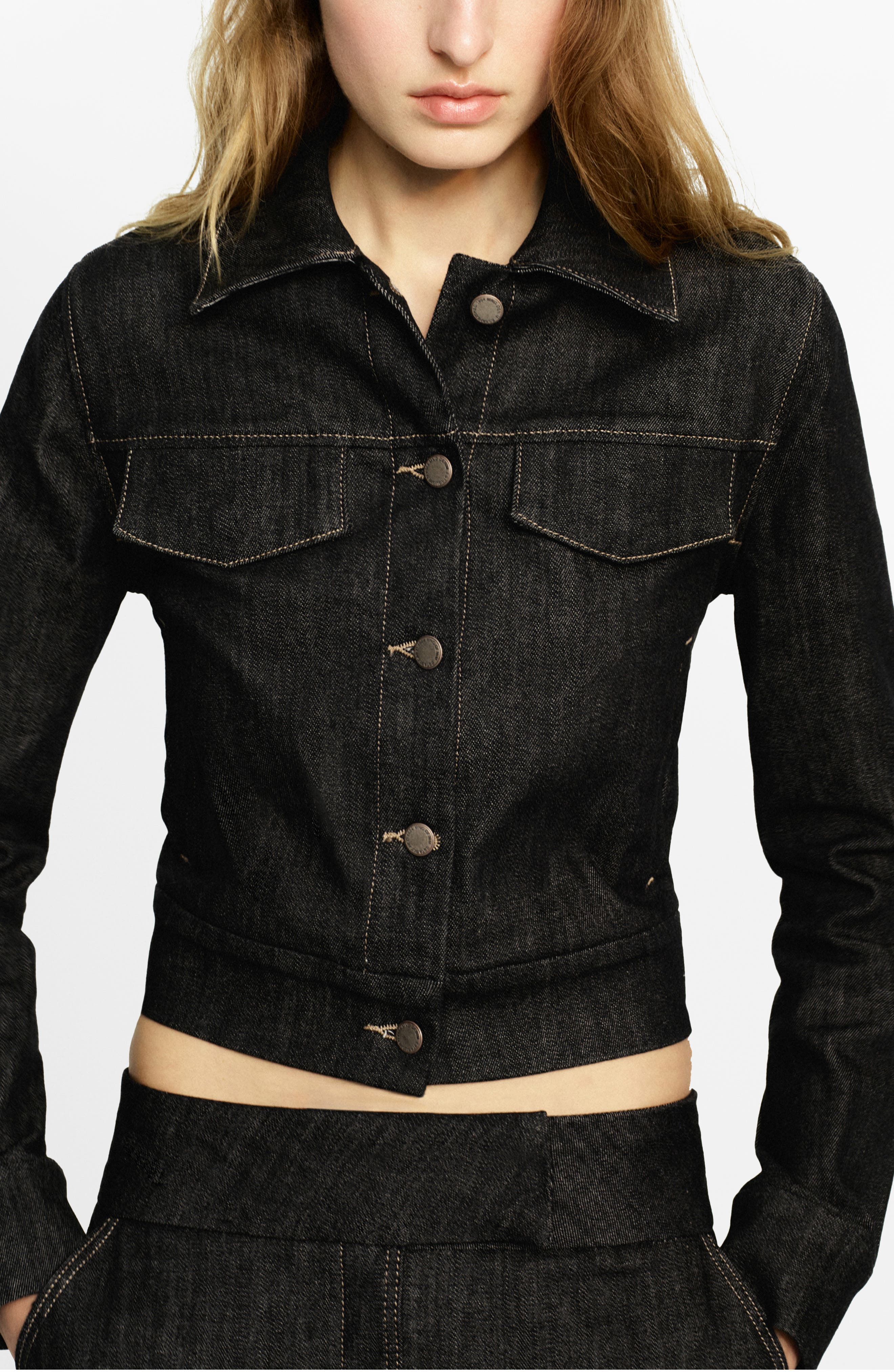Fitted Denim Jacket