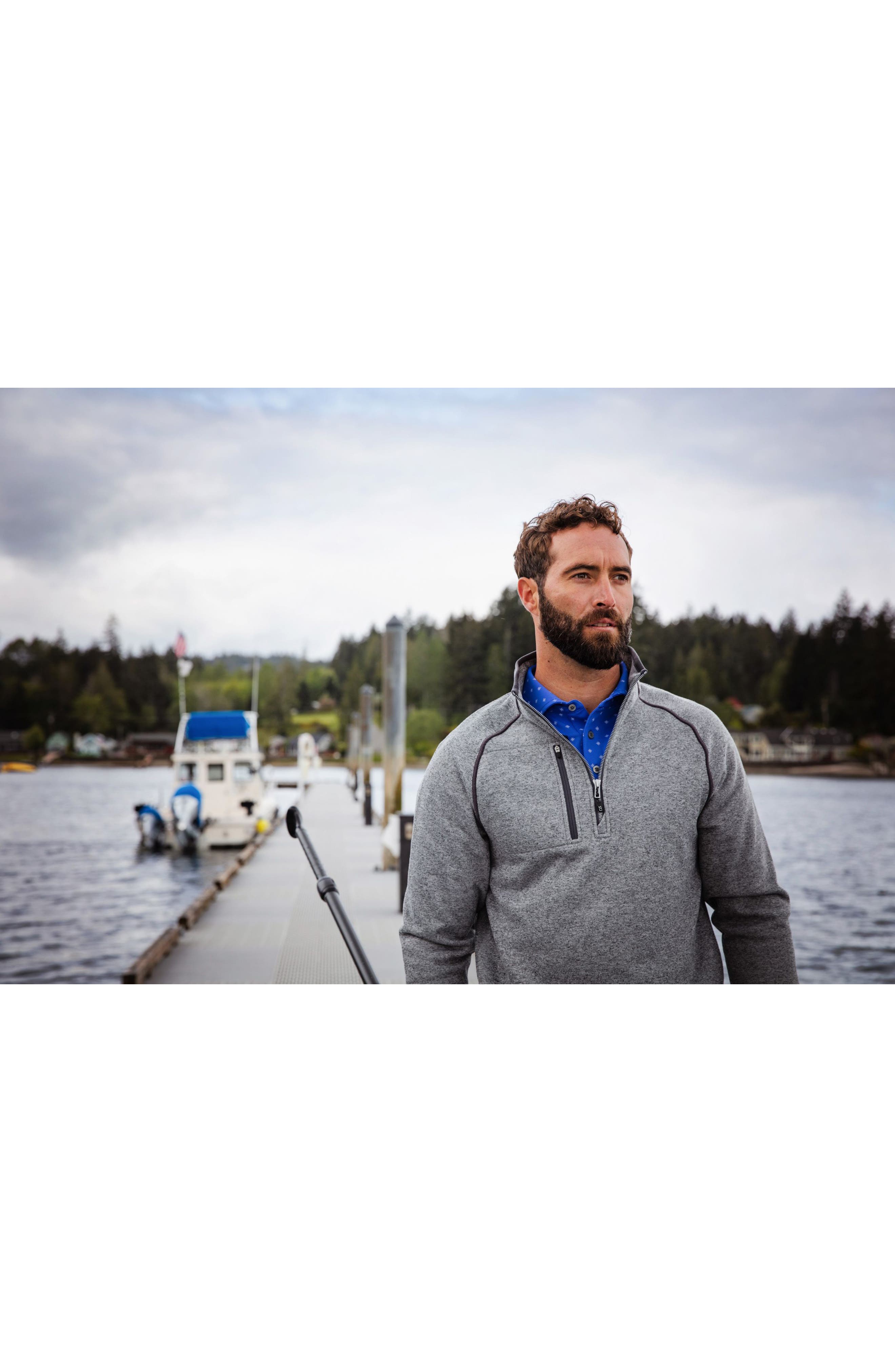 Mainsail Sweater Knit Half Zip Jacket - image 3