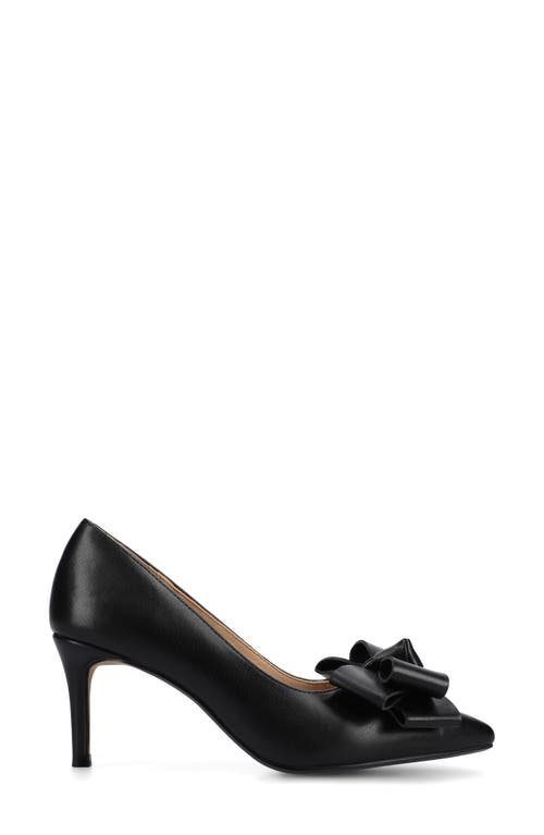 Journee Collection Crystol Pump In Black