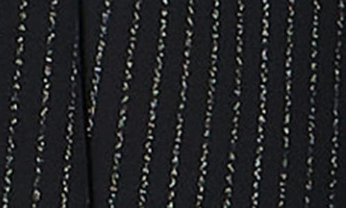 Akris Punto Metallic Pinstripe Blazer In Black