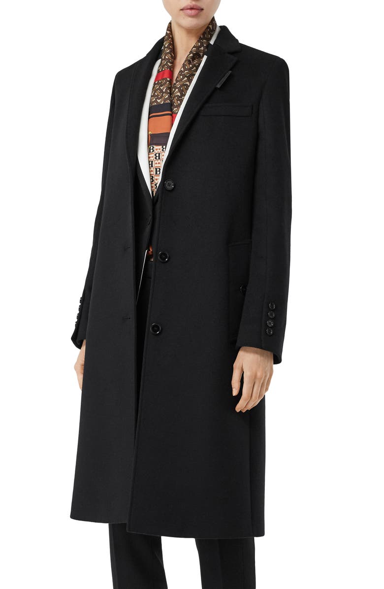 Burberry Bramley Wool & Cashmere Car Coat, Alternate, color,