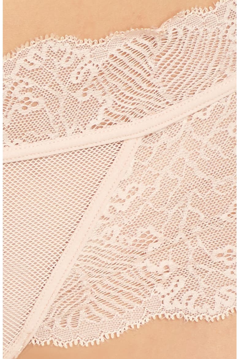 Lace Boyshorts, Alternate, color, CAMEO ROSE