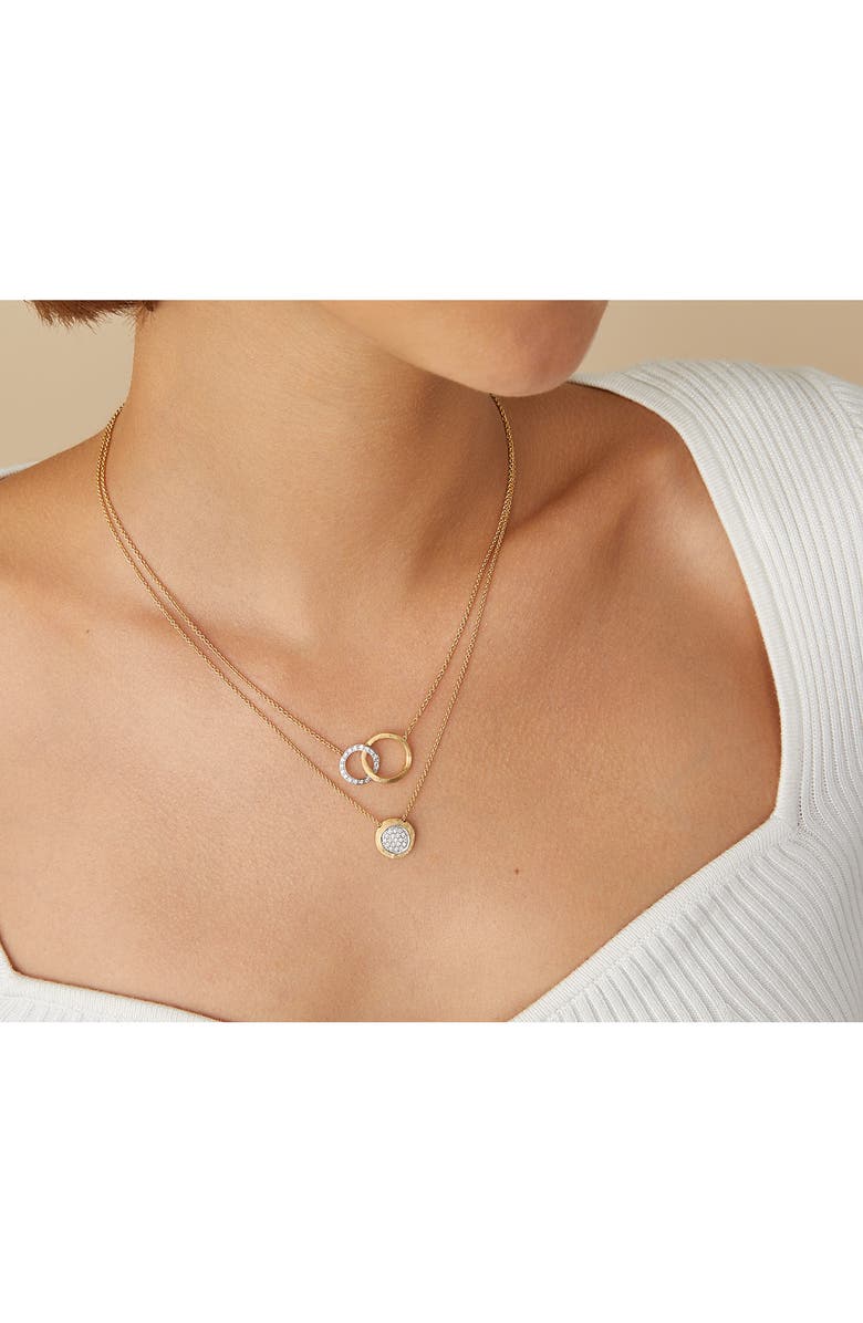 Marco Bicego Jaipur Interlock Pendant Necklace, Alternate, color, 18K Yellow Gold