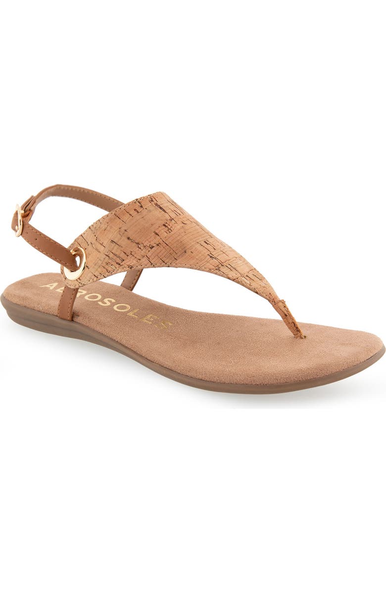 Aerosoles Conclusion Slingback Sandal, Main, color, Cork Combo