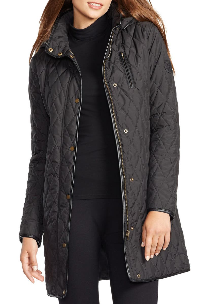 Lauren Ralph Lauren Quilted Jacket, Main, color, 