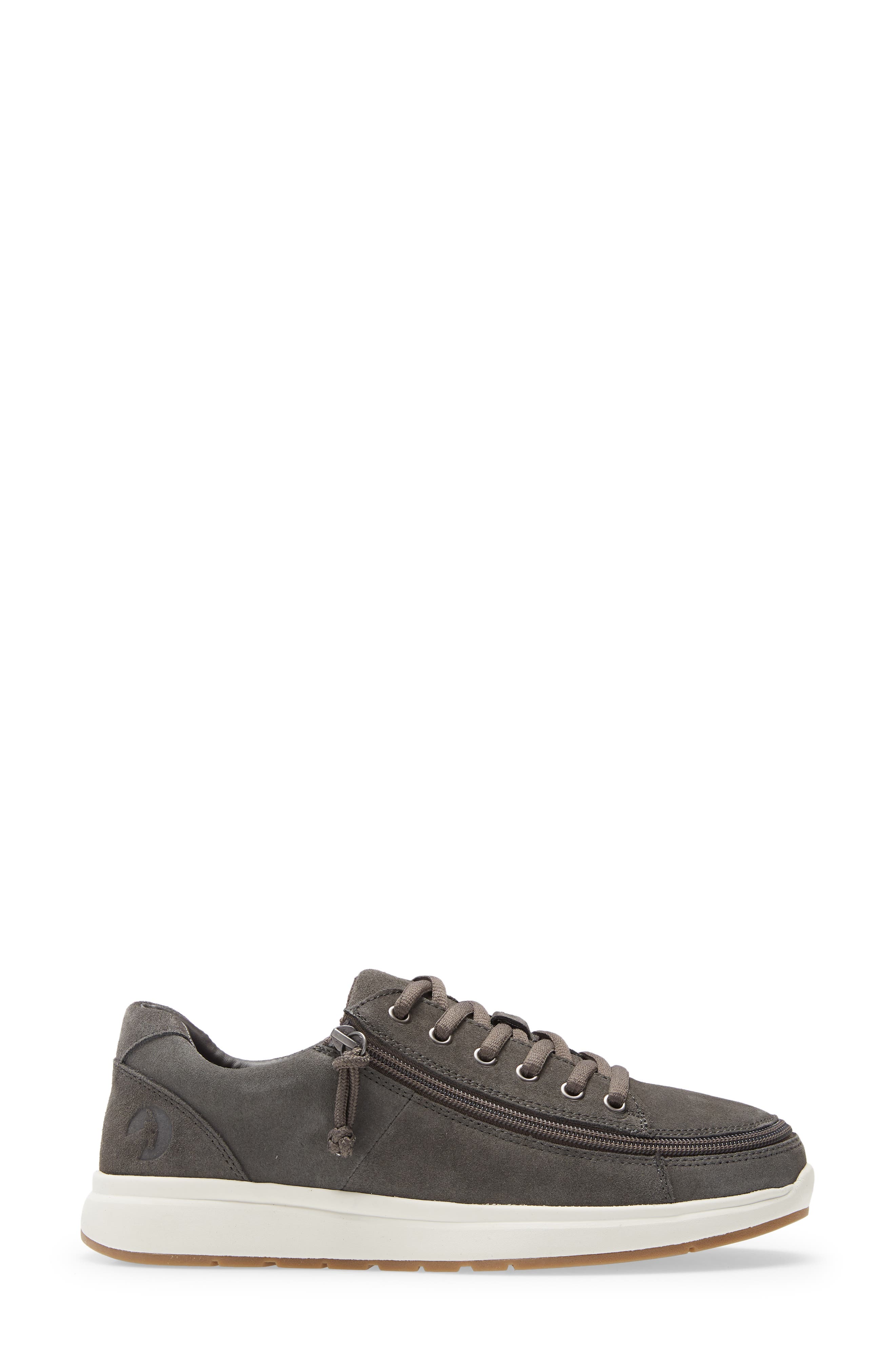 Comfort Low Zip Around Sneaker, Alternate, color, GREY