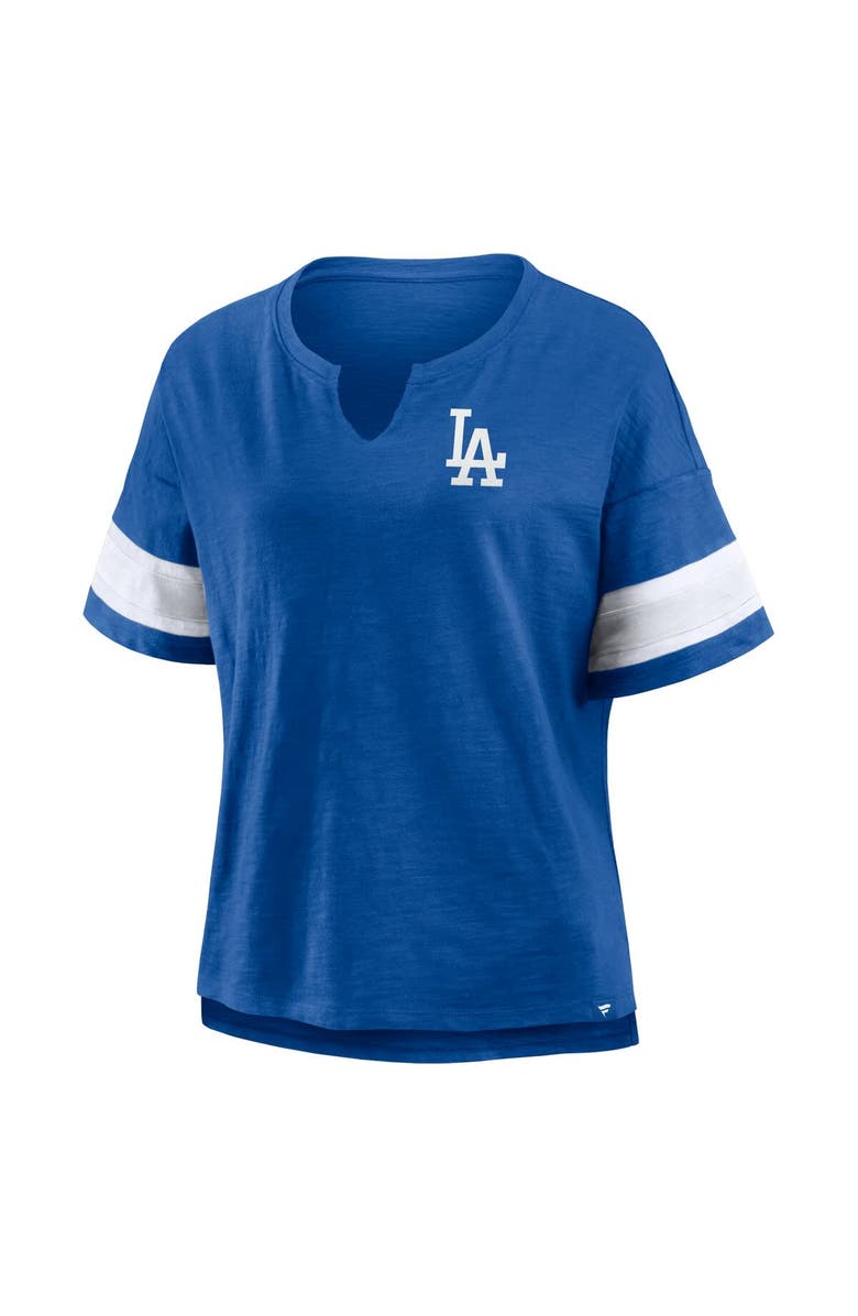 FANATICS Women's Fanatics Royal Los Angeles Dodgers Curl Route T-Shirt, Alternate, color,