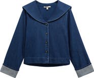 Barbour Dartmoor Sailor Collar Button-Up Shirt
