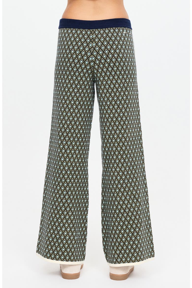 Viva High Waist Knit Straight Leg Pants, Alternate, color, GEO