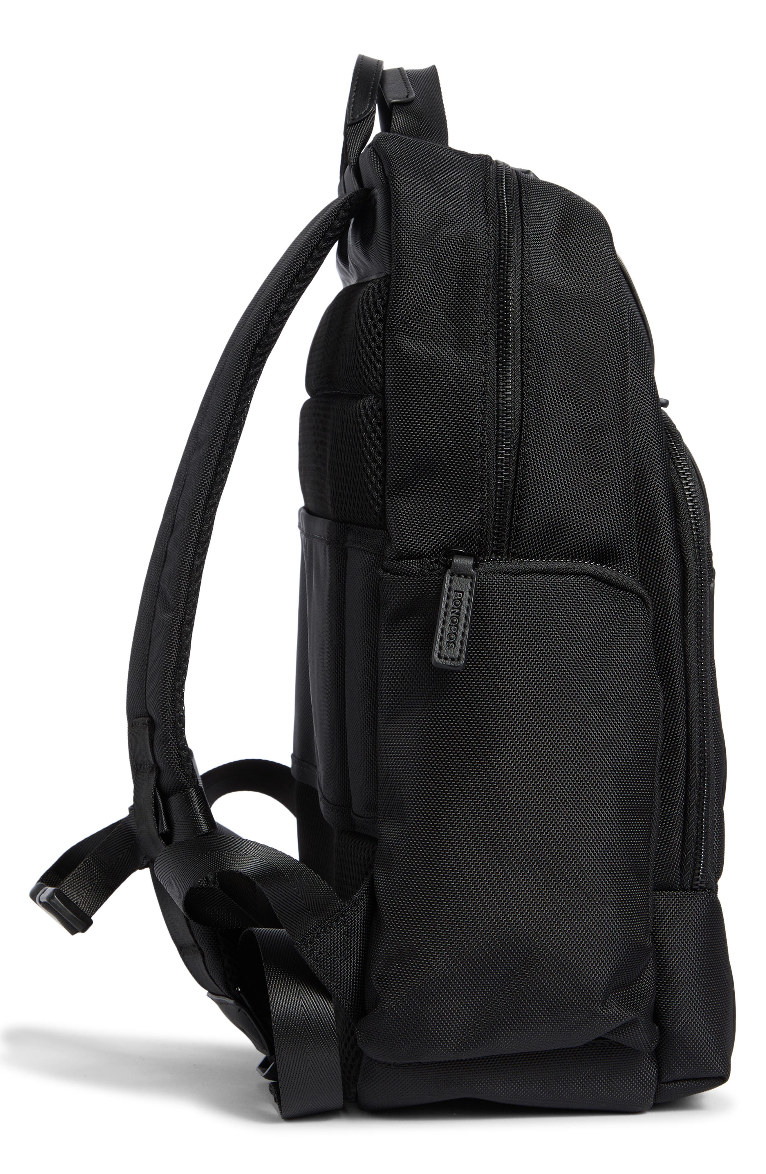Bonobos Ballistic Nylon Laptop Backpack, Alternate, color, Black