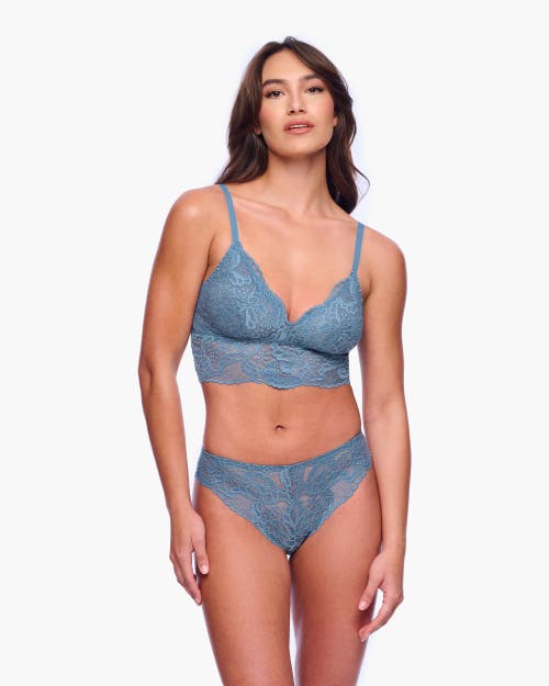 Cosabella Jhansi High Leg Bikini In Blue