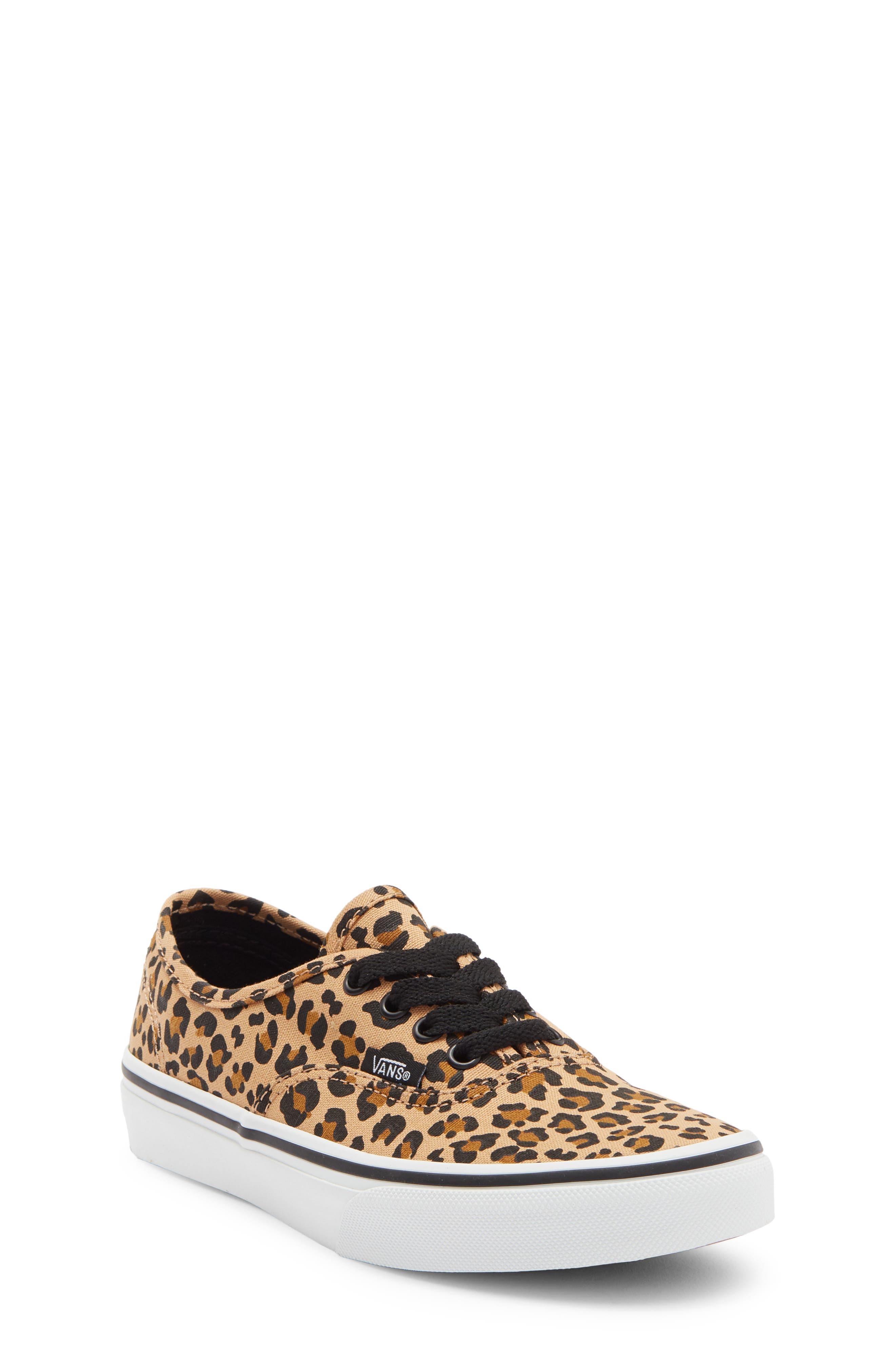 Kids' Authentic Leopard Sneaker