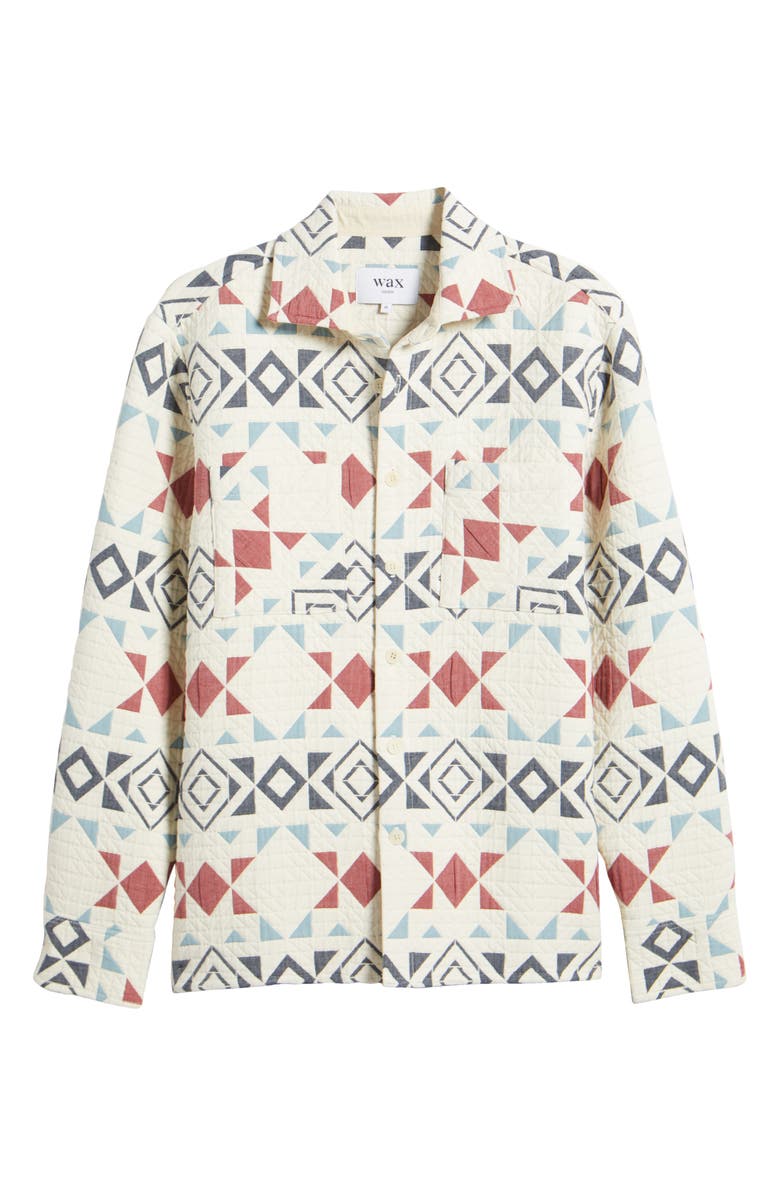 Wax London Otto Quilted Overshirt, Alternate, color,