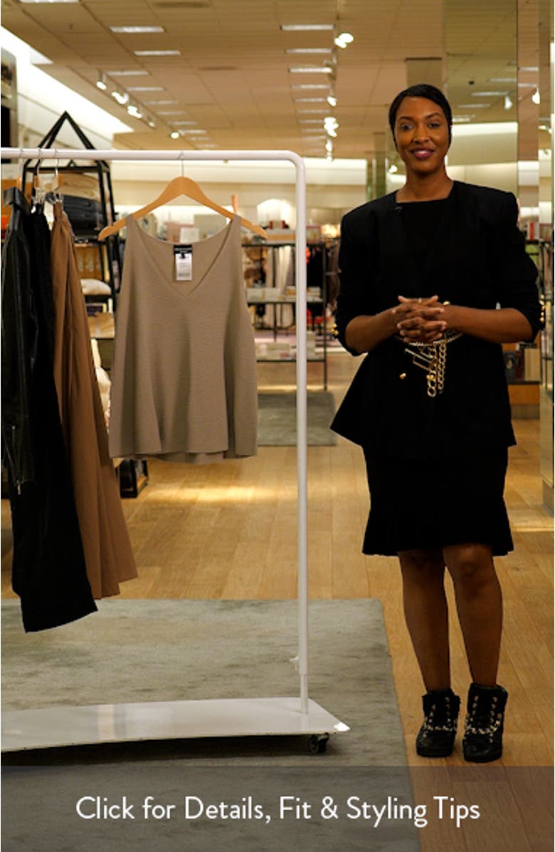 V-Neck Knit Tank, sales video thumbnail