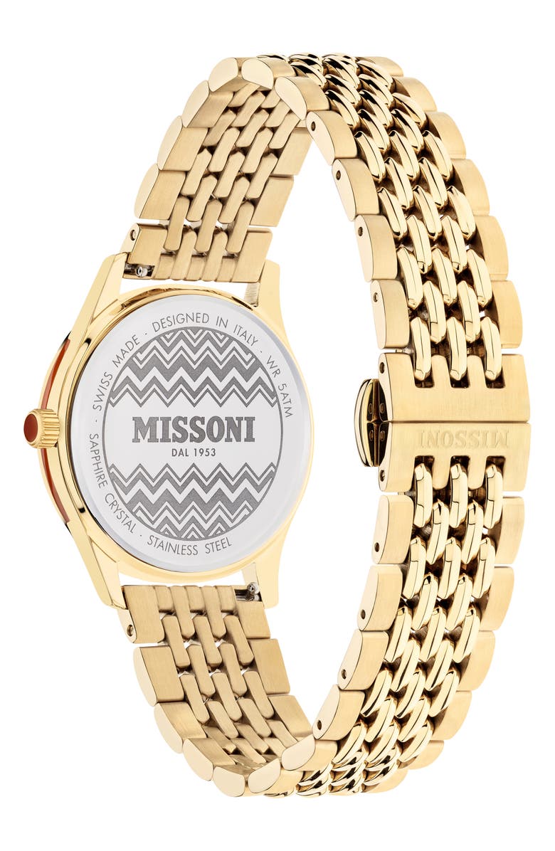 Missoni Zigzag Lover Bracelet Watch, 34mm, Alternate, color, 