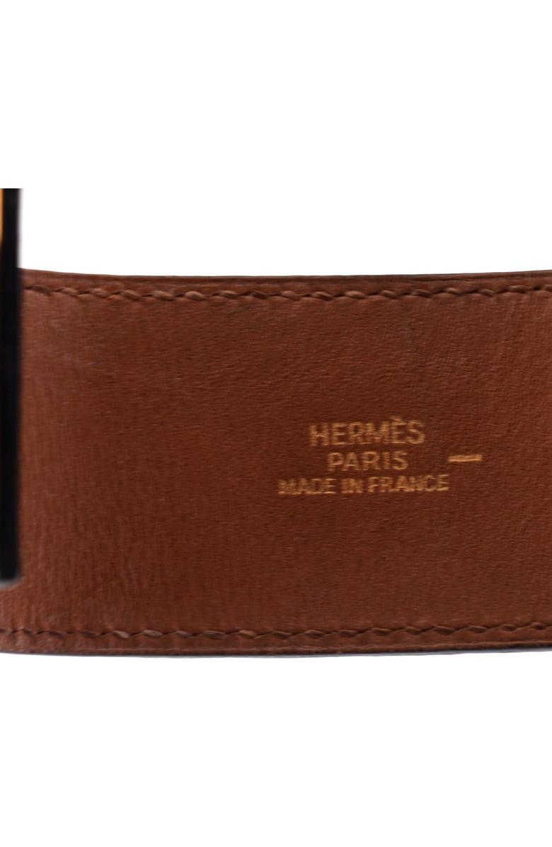 Pre-Owned Hermes Kelly Dog Bracelet Lizard, Alternate, color, Black