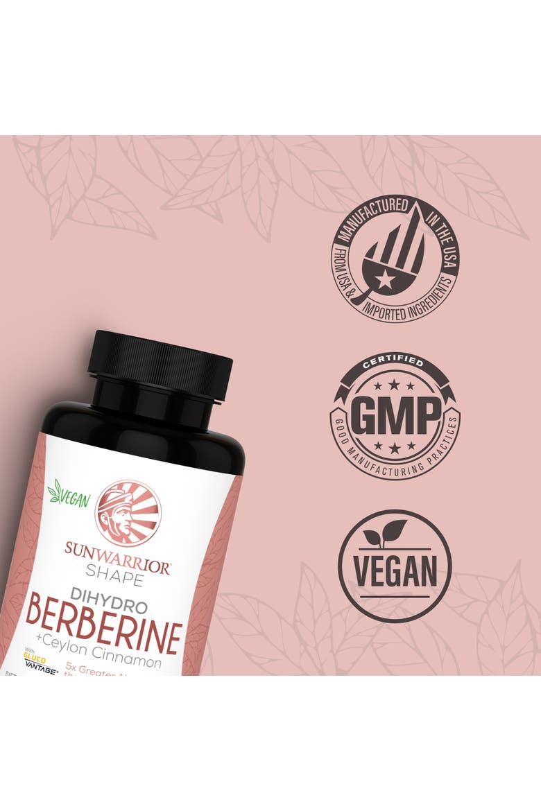 Shape Berberine Capsules, 60ct Bottle, Alternate, color, No Color