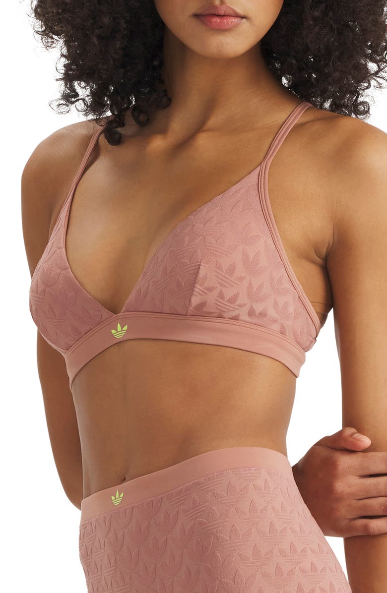 adidas Originals Microterrot Monogram Triangle Bralette, Alternate, color, 