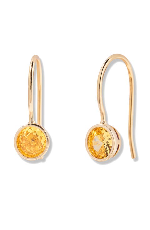 Mia Birthstone Drop Earrings