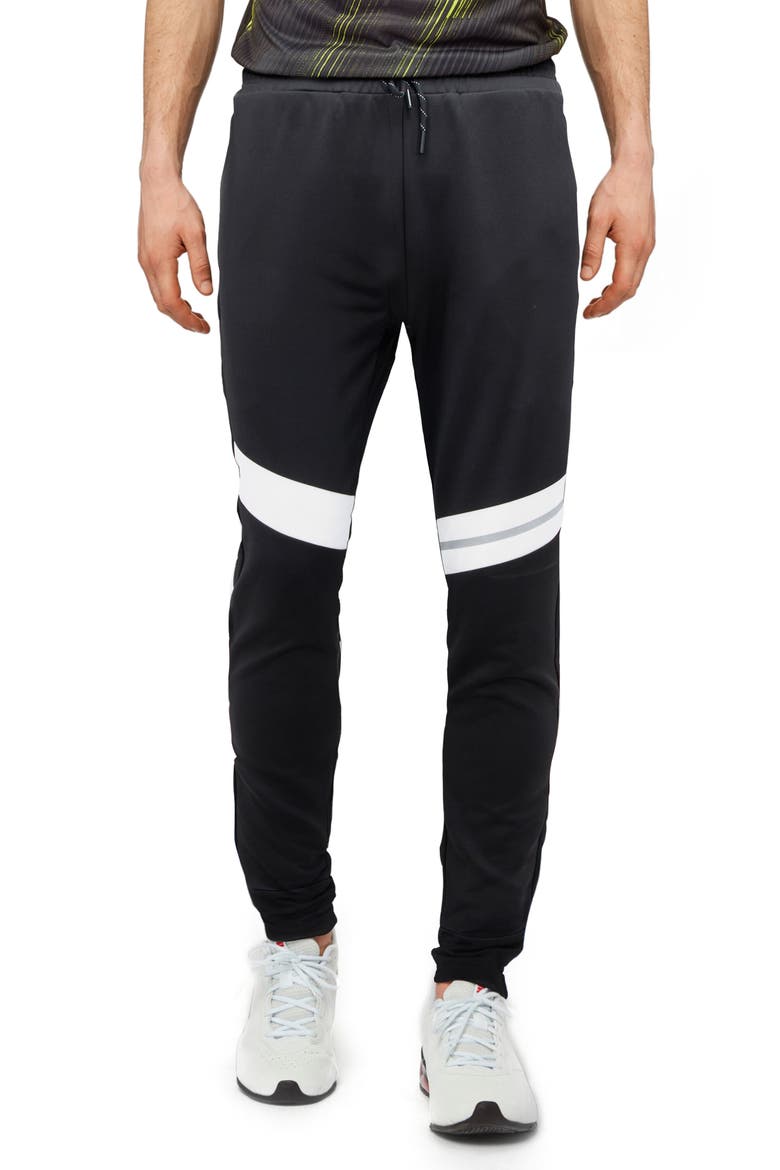 Colorblock Joggers, Main, color, BLACK/ WHITE/ GREY