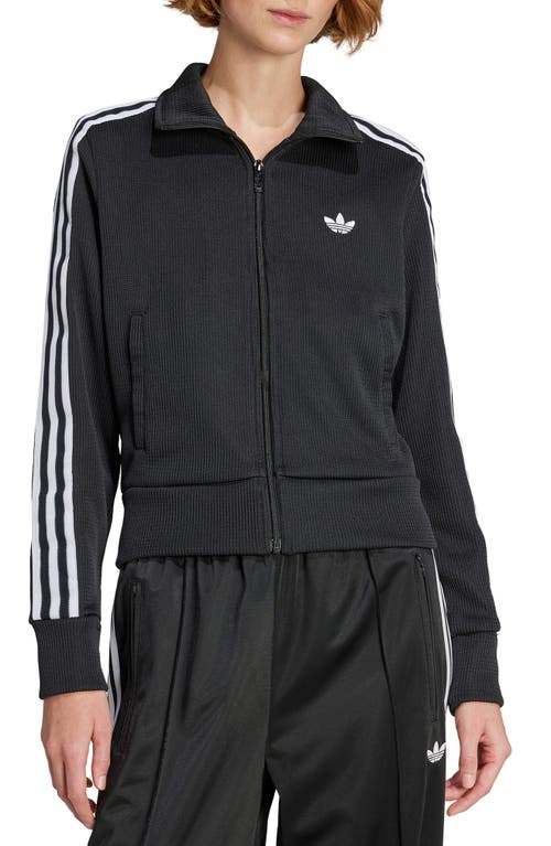 Adidas Originals Adidas Firebird Adicolor Knit Track Jacket In Black