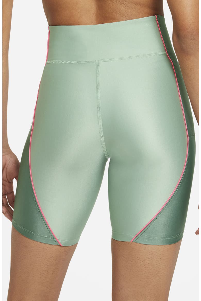 Nike Jordan Essential Pocket Bike Shorts, Alternate, color, STEAM/ GREEN/ SUNSET PULSE