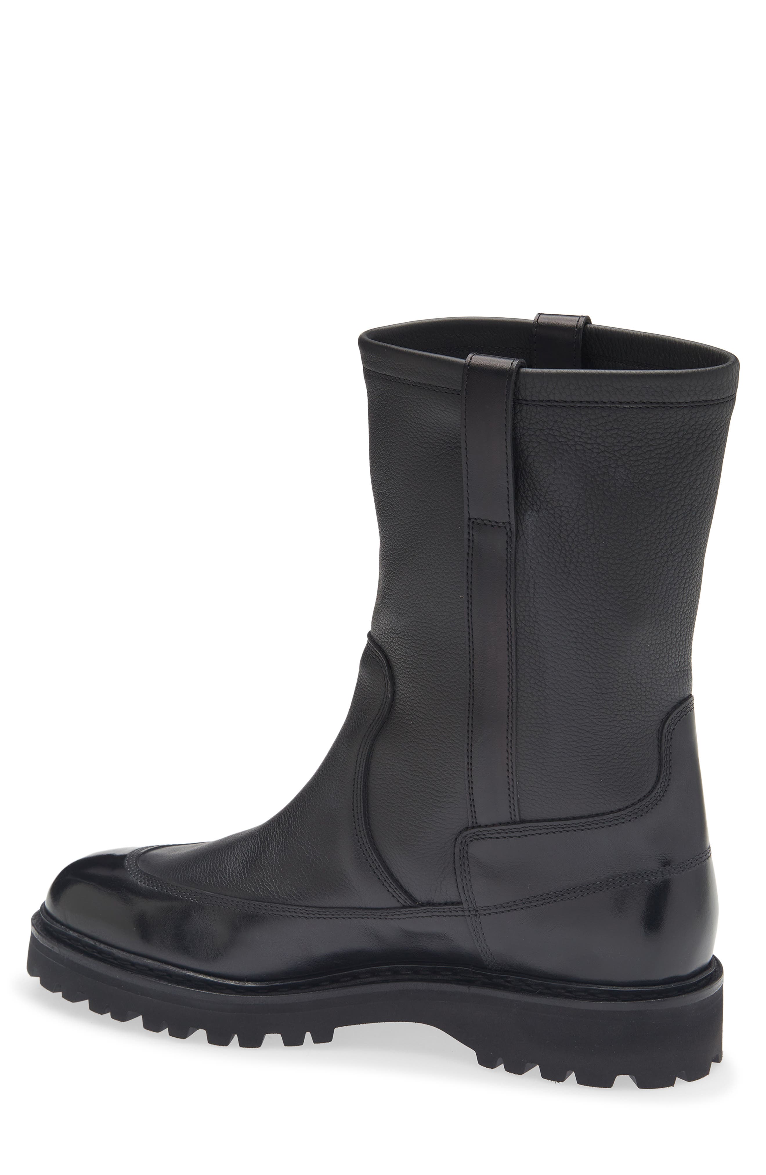 John Lobb Highland Rain Boot, Alternate, color, Black