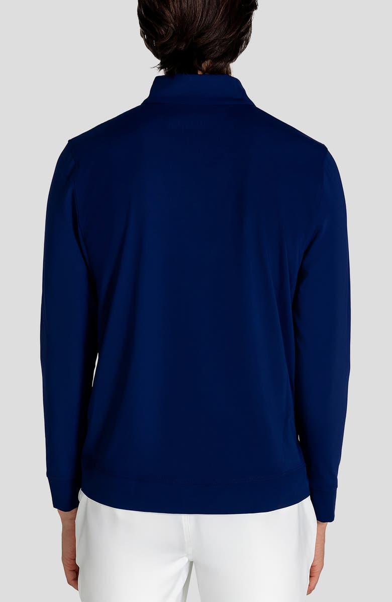 Redvanly Fleet Quarter Zip Sweatshirt, Alternate, color, Midnight Navy