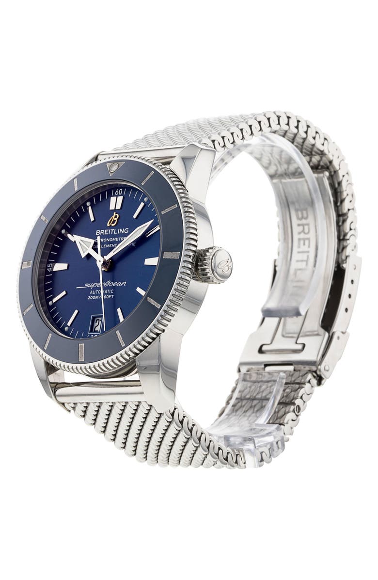 Watchfinder & Co. Breitling Preowned 2019 SuperOcean Heritage B20 Automatic Bracelet Watch, 42mm, Alternate, color, 
