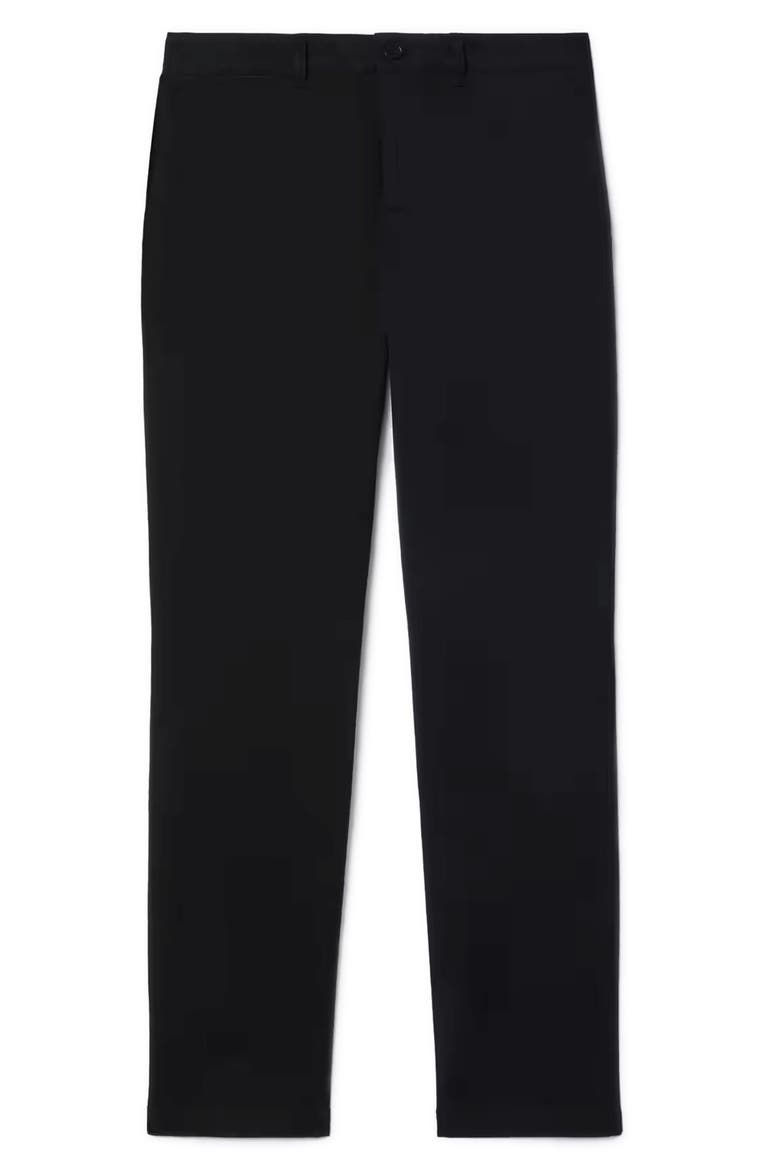 Slim Fit Stretch Cotton Chinos, Alternate, color, BLACK