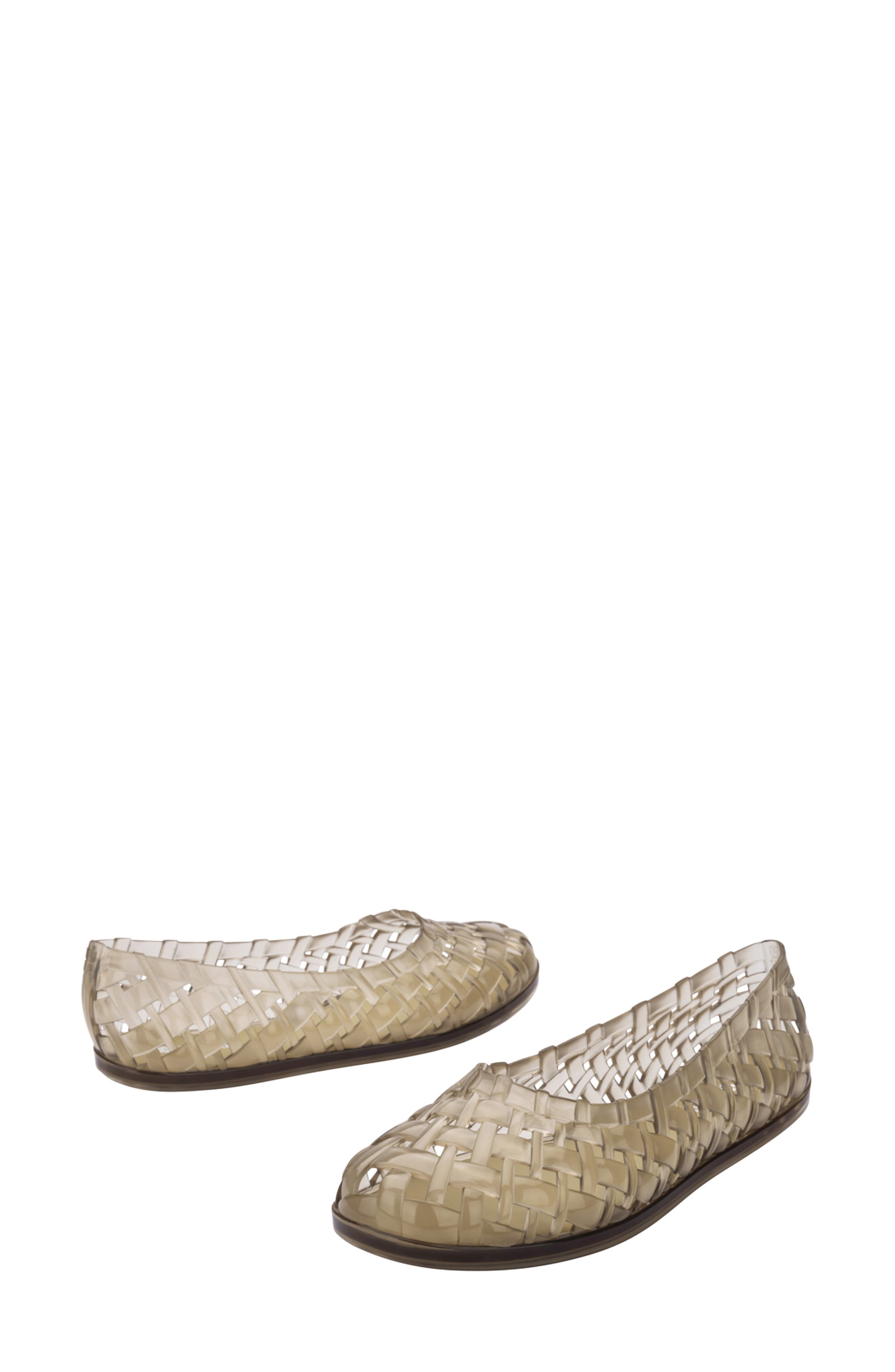 Possession Water Resistant Jelly Ballet Flat, Alternate, color, BEIGE