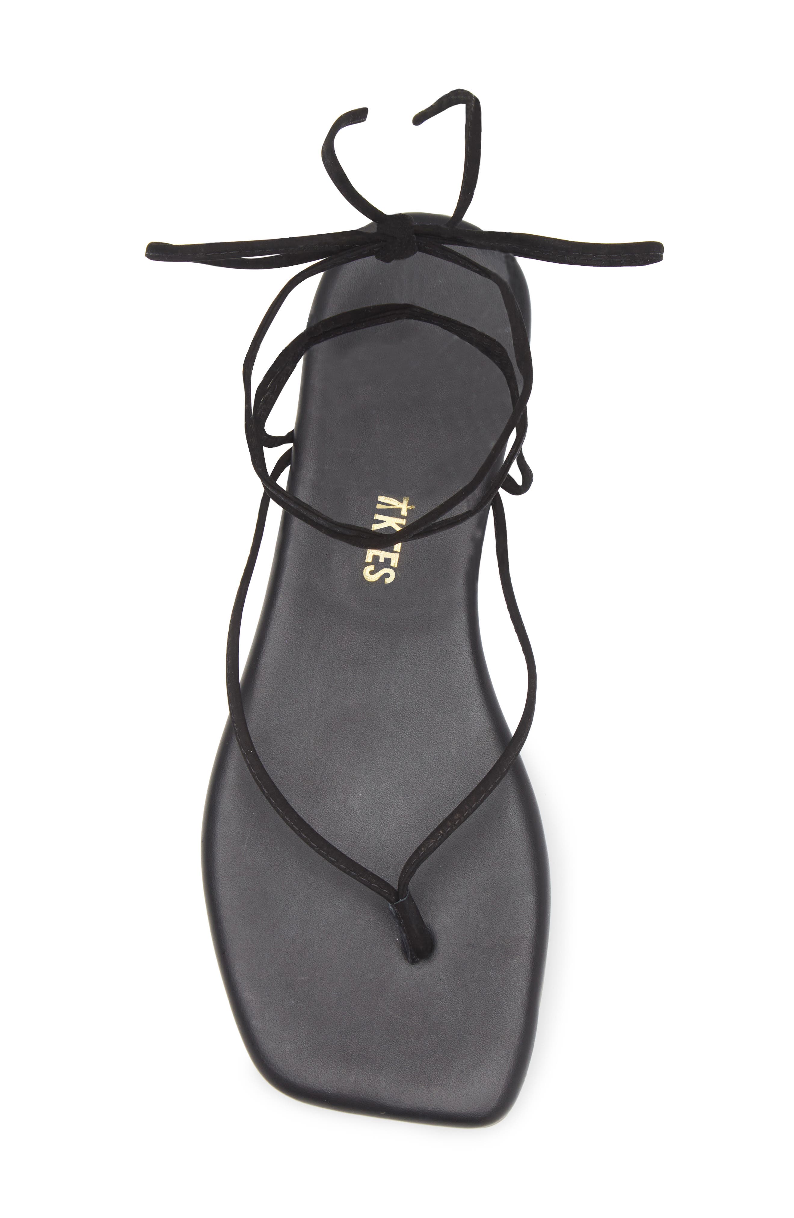 TKEES Lilu Ankle Wrap Sandal, Alternate, color, Sable