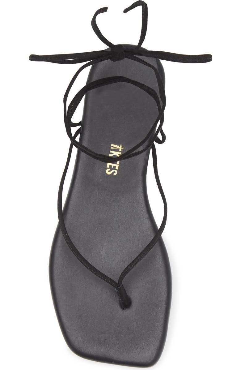 TKEES Lilu Ankle Wrap Sandal, Alternate, color, Sable