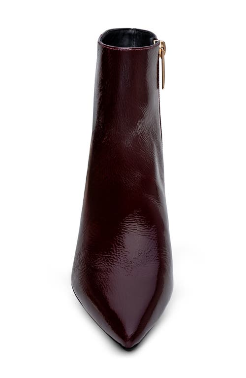 L'agence Lilly Ii Bootie In Burgundy