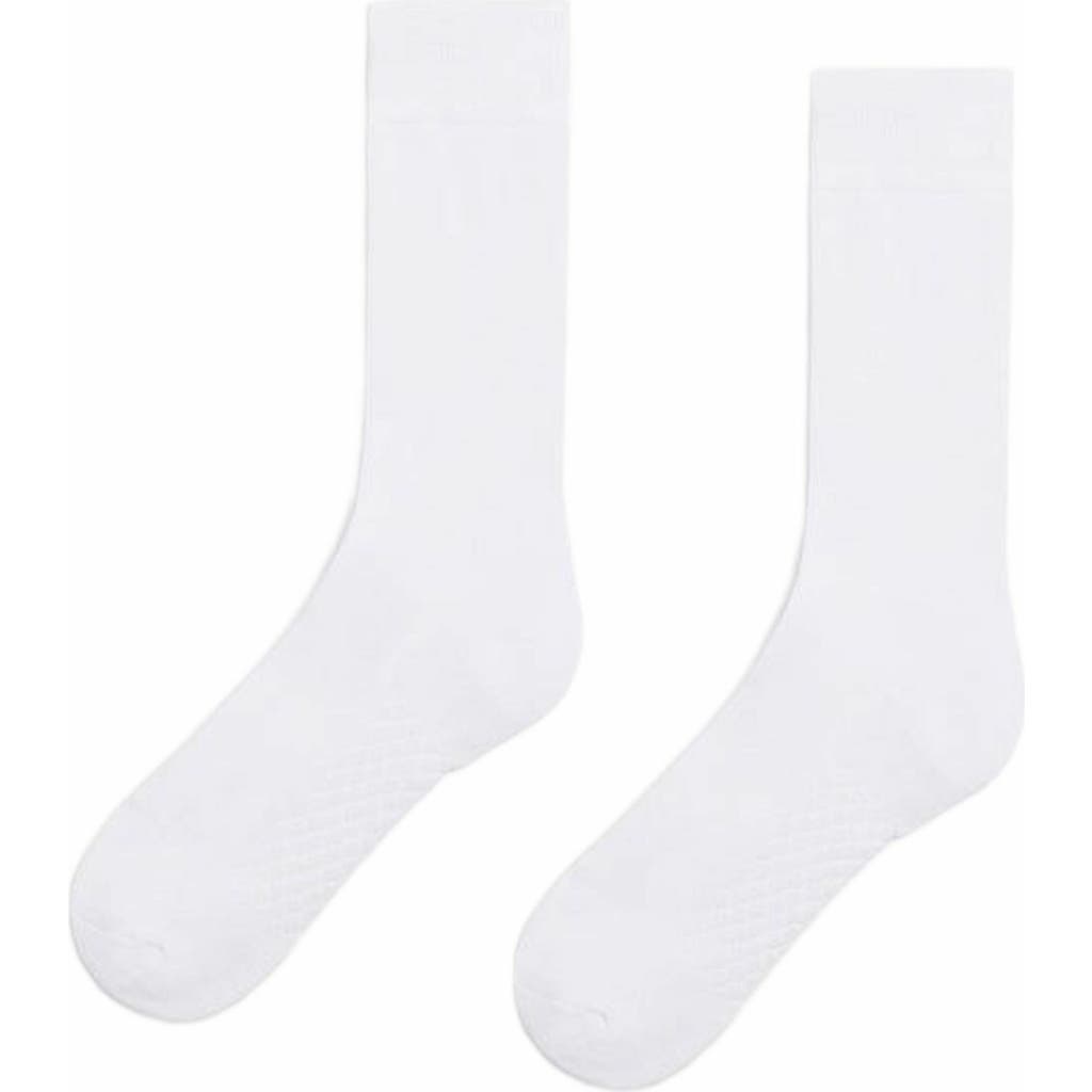 Ministry Of Supply Atlas Crew Sock In White