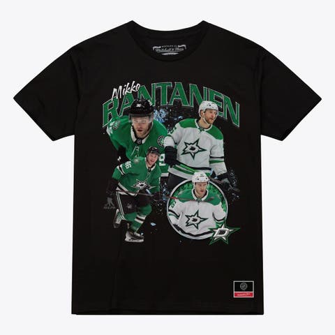 Men's Mitchell & Ness Mikko Rantanen Black Dallas Stars Player Collage T-Shirt