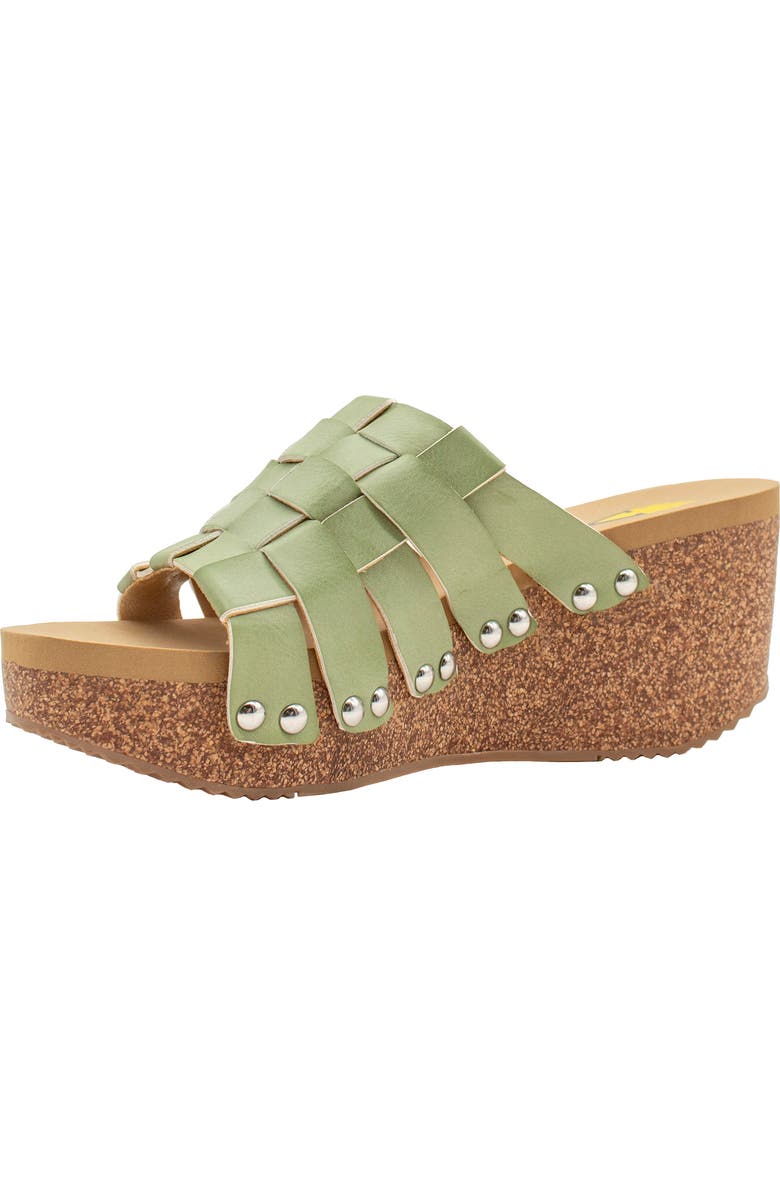 Volatile Enoki Platform Wedge Slide Sandal, Alternate, color,