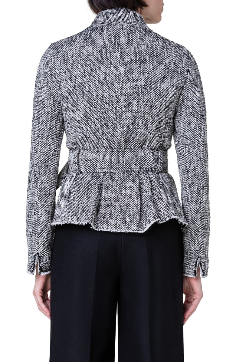 Akris punto Cotton Blend Tweed Jacket, Alternate, color, 