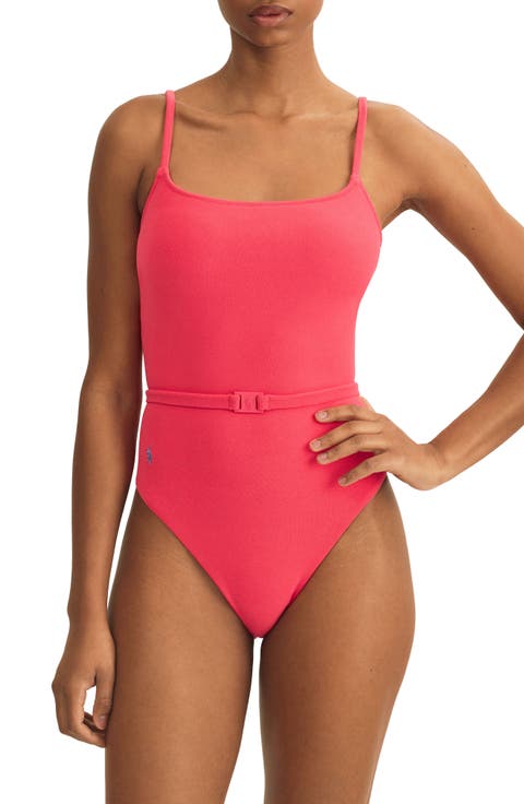 Kennedy Belted One-Piece Swimsuit