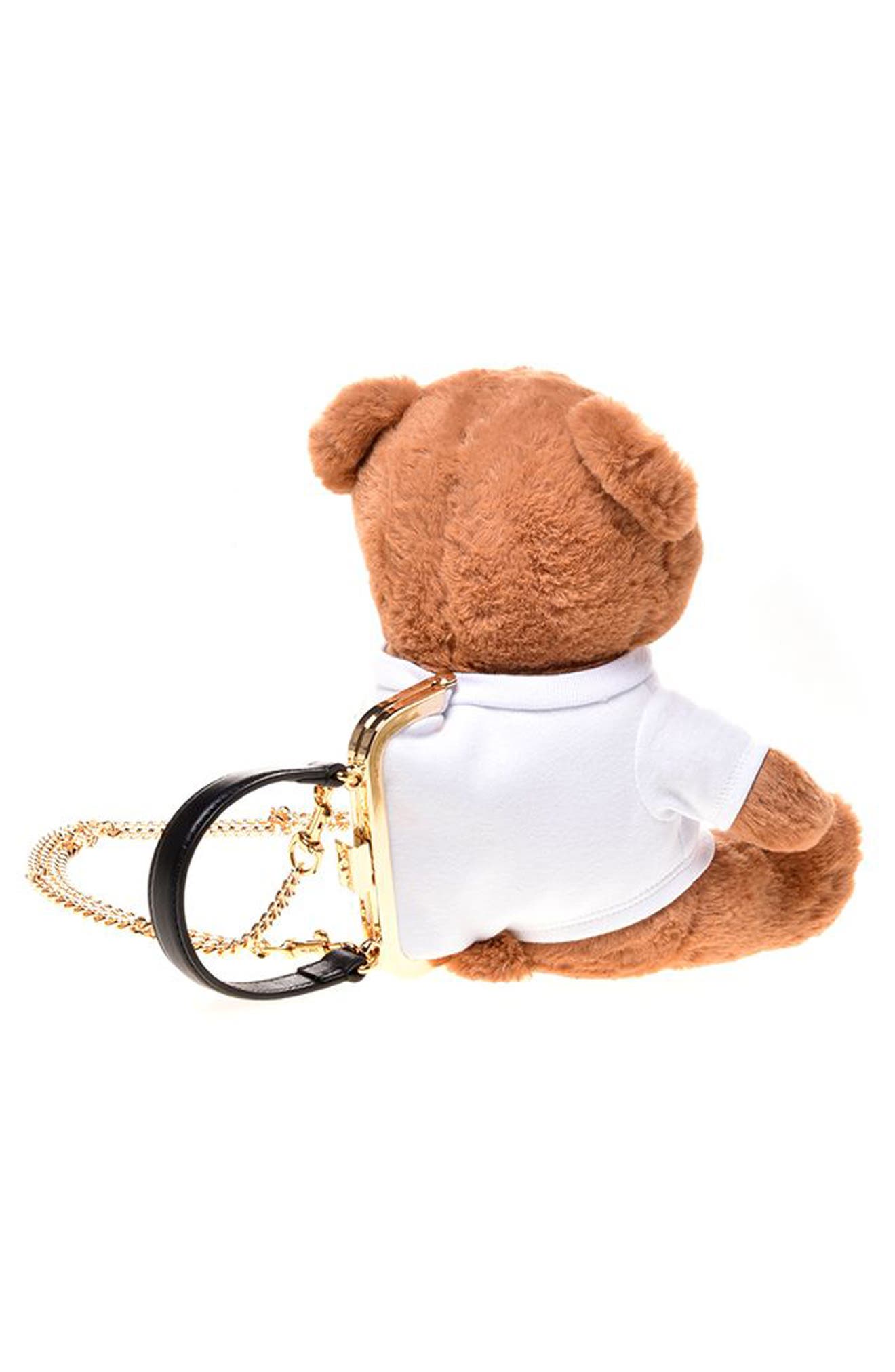 Plush Stuffed Teddy Bear Clutch, Alternate, color, FANTASY PRINT