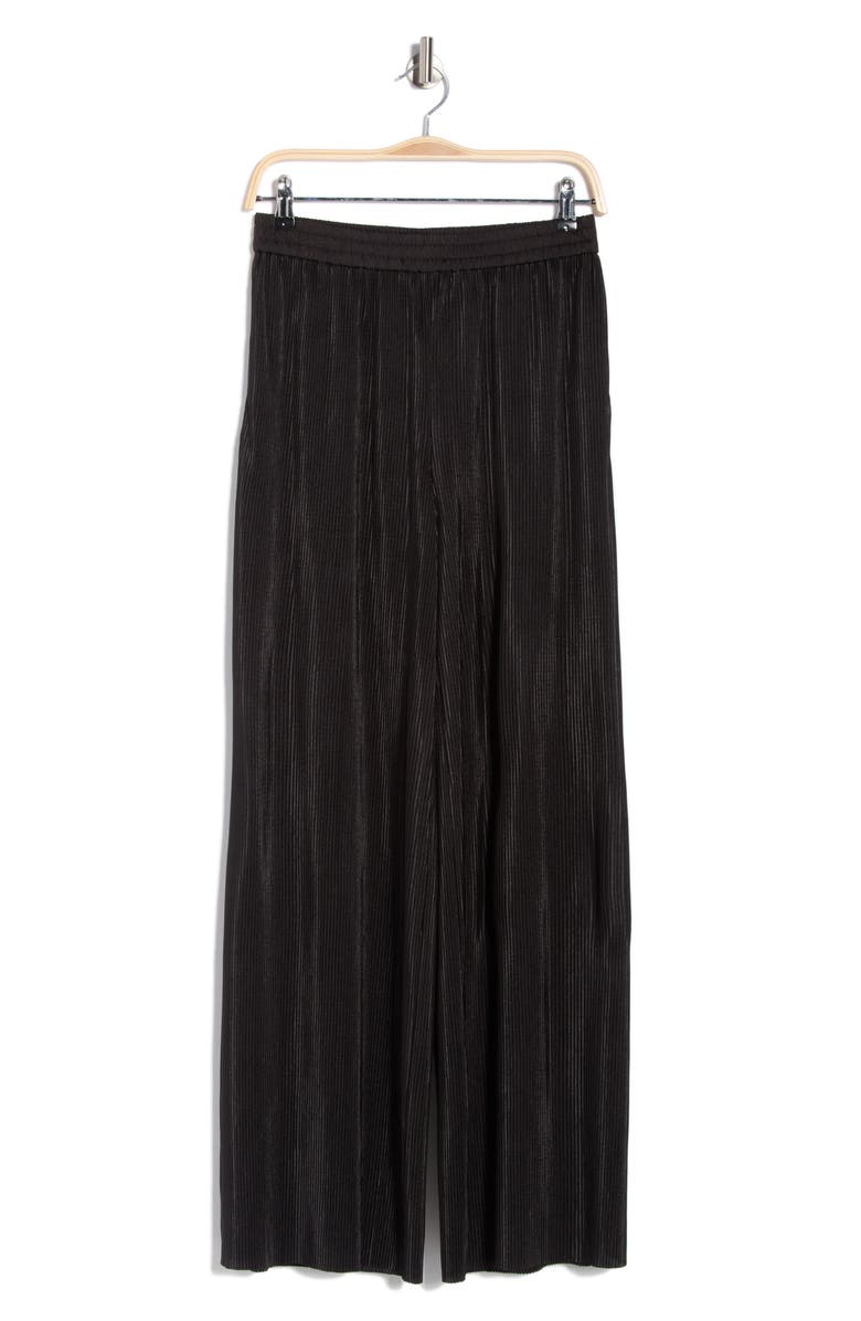 Gemma + Jane Plissé Charmeuse Pull-On Pants, Alternate, color,