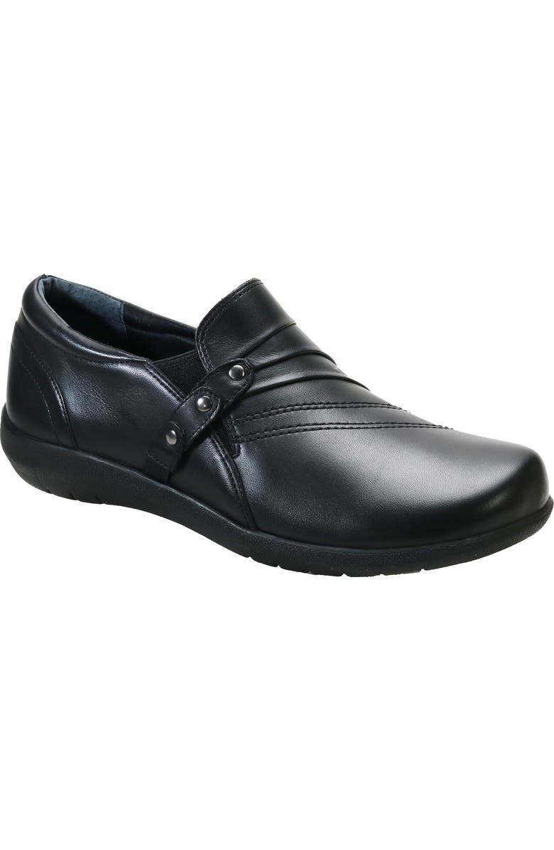 David Tate Serene Loafer, Main, color, Black Brushed Calf