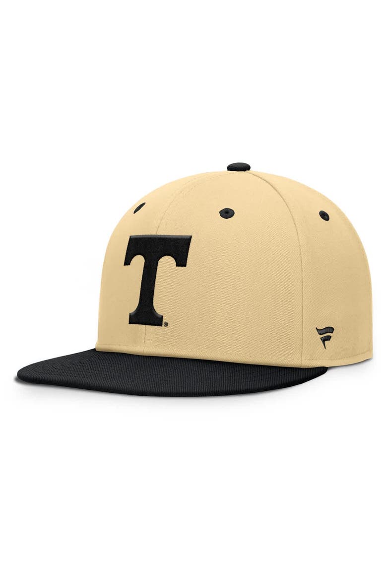 Men's Fanatics Khaki/Black Tennessee Volunteers Balance Fitted Hat, Main, color, Khaki