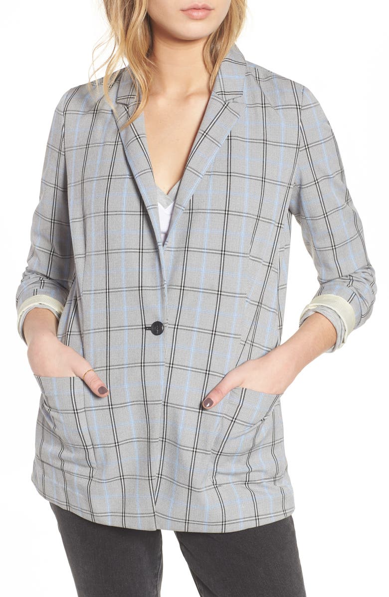 Treasure & Bond Plaid Blazer, Alternate, color,