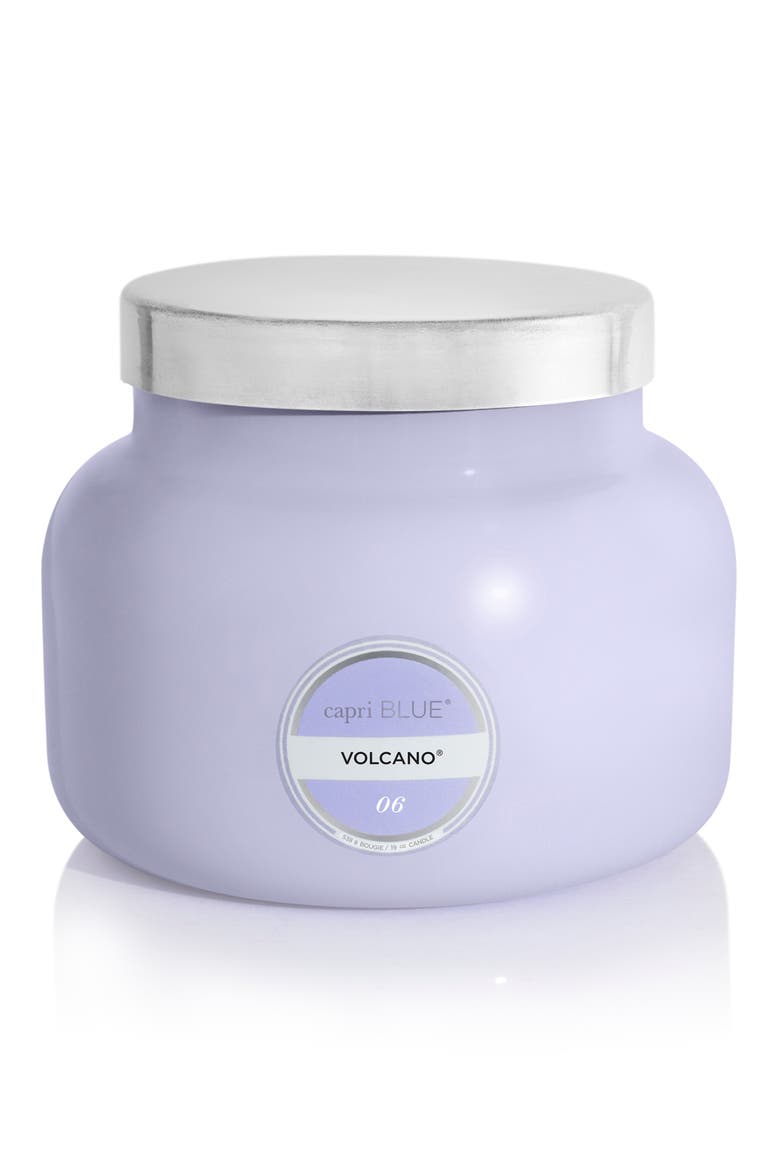 Volcano Digital Lavender Signature Jar Candle, Main, color, PURPLE