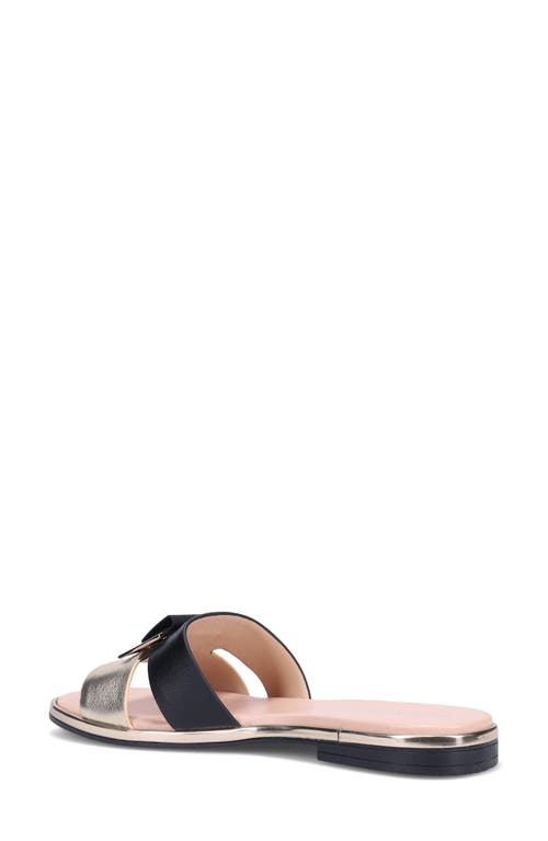 Ron White Valinda Slide Sandal In Black