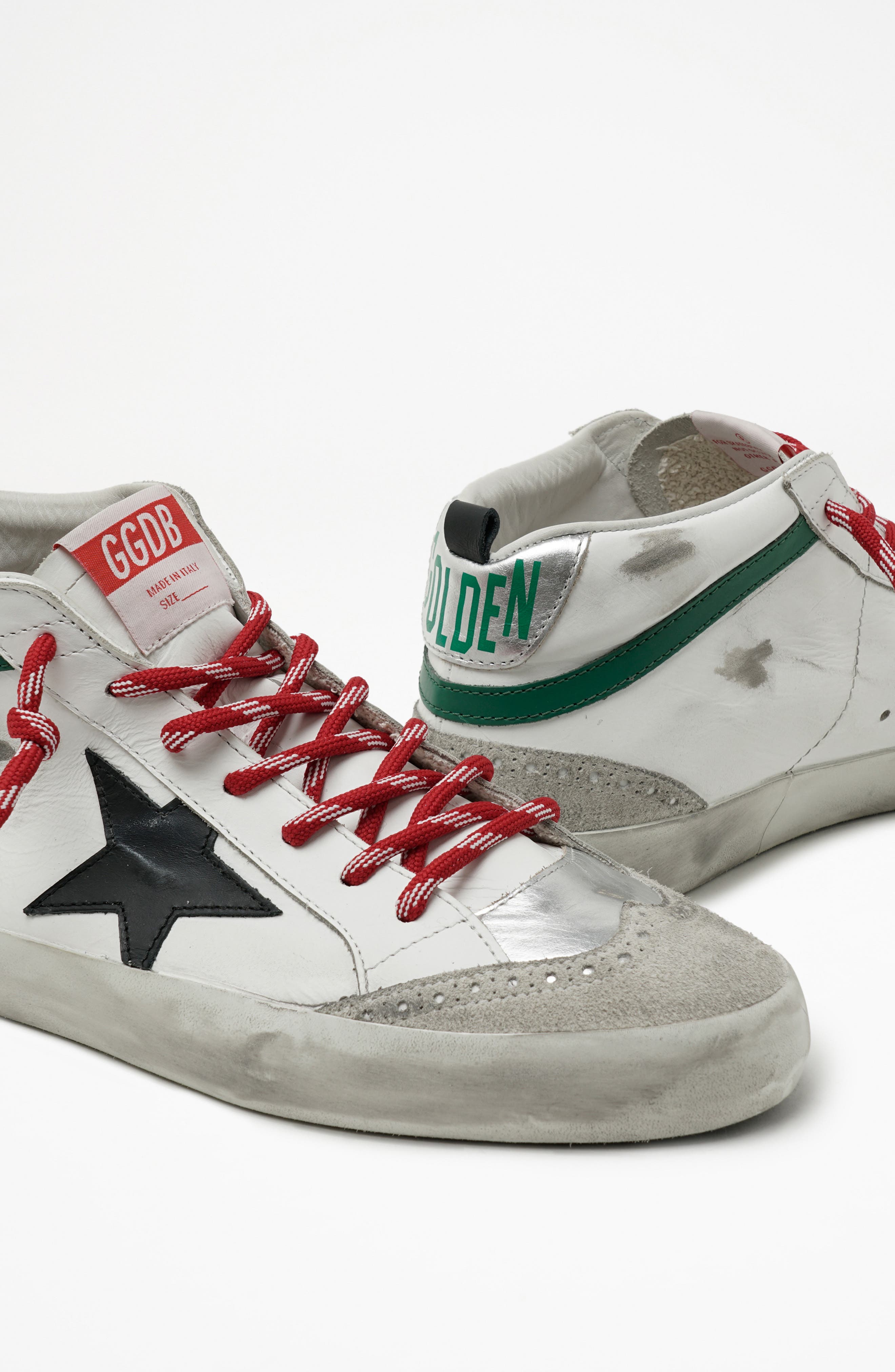 Golden Goose Mid Star Sneaker, Alternate, color, 